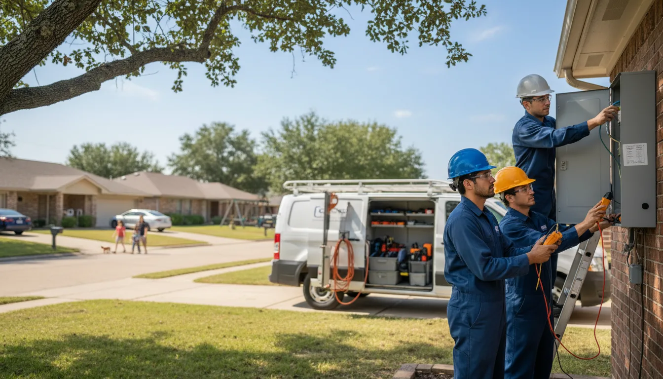 Certified electrician providing emergency electrical services in Gifford, PA